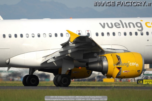 2007-08-24 Malpensa 659 EC-JMB Airbus A320 Vueling Airlines